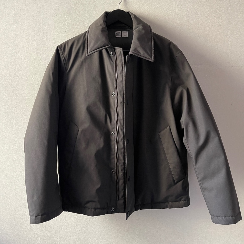 Gray Thick Workers Uniqlo Jacket